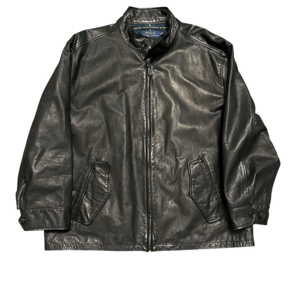 Ralph Lauren Men's Black Leather Jacket